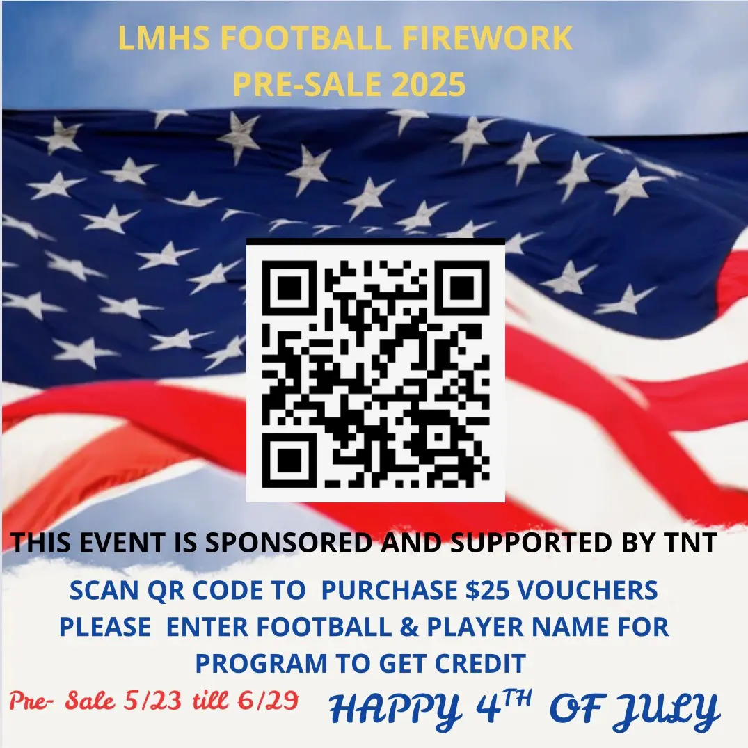 LHMS Football Firework Pre-sale 2025