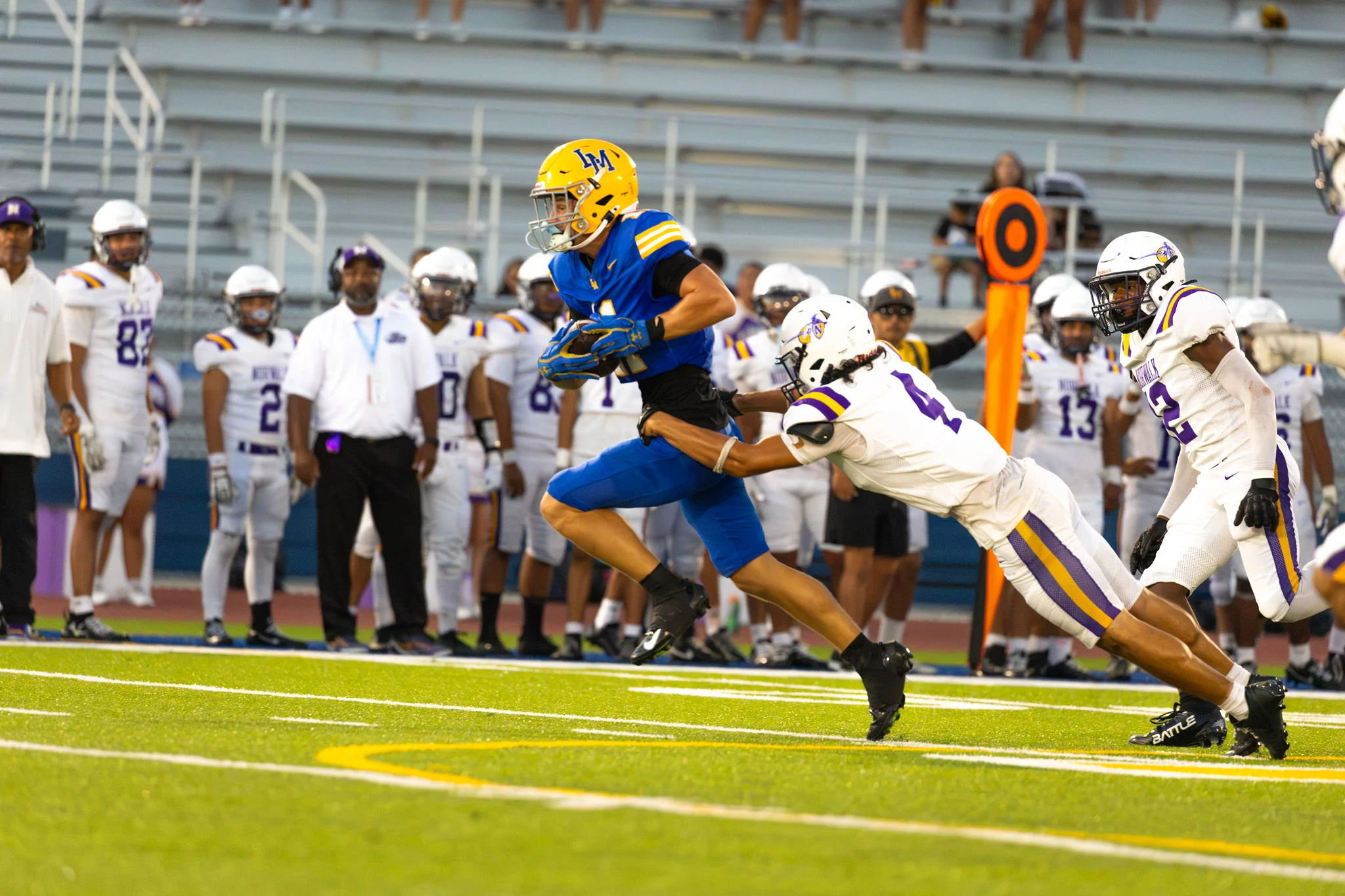 Ball Carrier trying to break free<