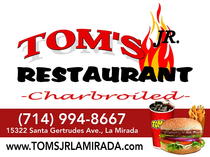 Tom's JR. Restaurant -Charbroiled-